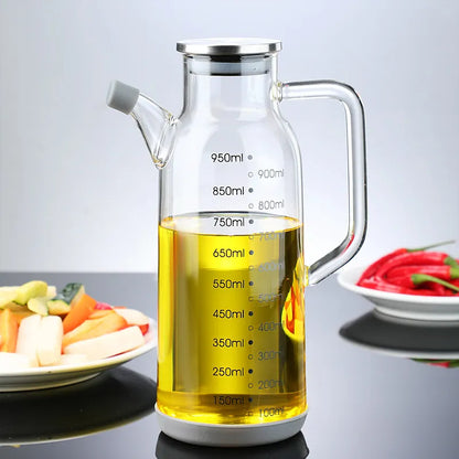 BowLift | Pure Glass Measuring Scale Oil Dispenser  Bottle