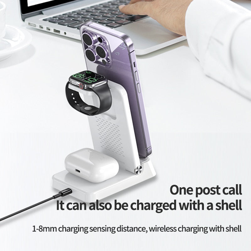 BowLift | 4in1 Foldable Fast Wireless Charging Dock