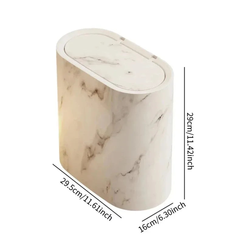 Nordic Marble Design Dustbin Brehn