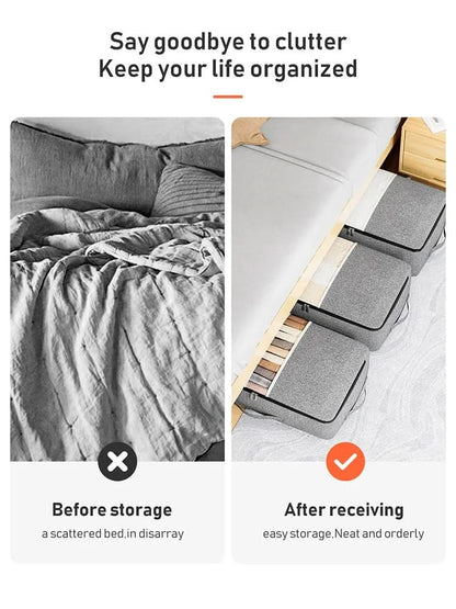 Skanto | Storage Bag – Foldable storage bag with window and zipper for clothes and bedding