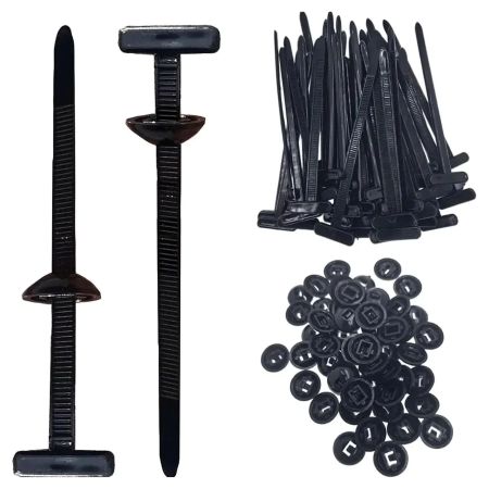 BowLift | Premium Nylon Cable Ties 50-Pack – Heavy-Duty Self-Locking Universal Zip Ties