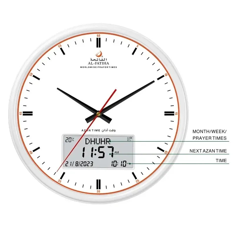 PrayerTime Clock – Smart Wall Clock with Azan