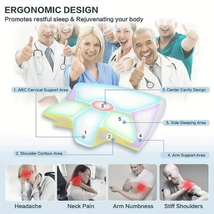 Skanto | Cervical Memory Foam Neck Pillow