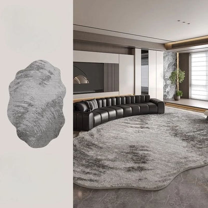 Skanto | Irregular Plush Washable Rug for Bedroom and Living Room