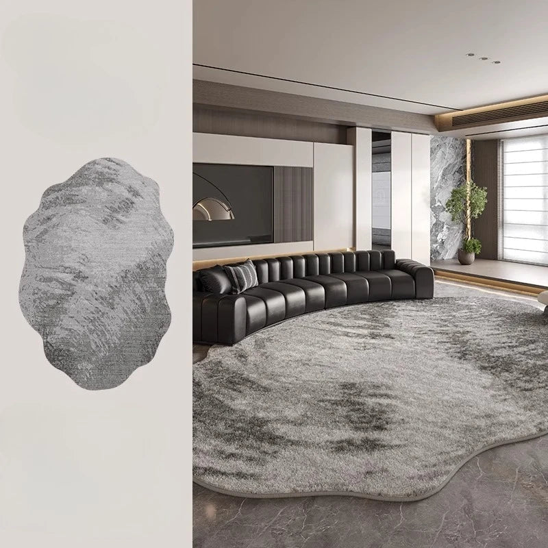 BowLift | Irregular Plush Rug Light Luxury Washable for Bedroom and Living Room