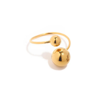 BowLift | 18k Bold Two Ball Open Ring