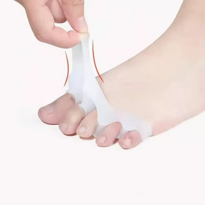 Skanto | Soft Silicone Toe Separators for Bunion Relief and Alignment, 1 Pair