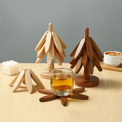 Skanto | Noble Wood-Look Coasters