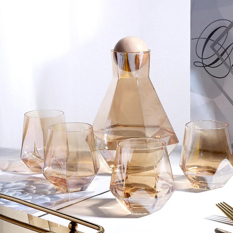 Diamond Drinkware 5-Piece Set Brehn