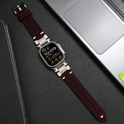 Skanto | Genuine Leather Apple Watch Band – Stylish and Durable Strap for Your Apple Watch