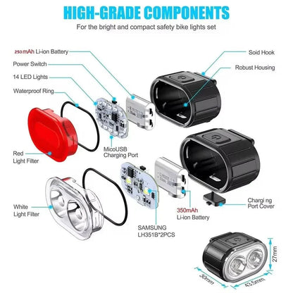 BowLift | BikeGlow – Rechargeable bike lights for maximum visibility day & night