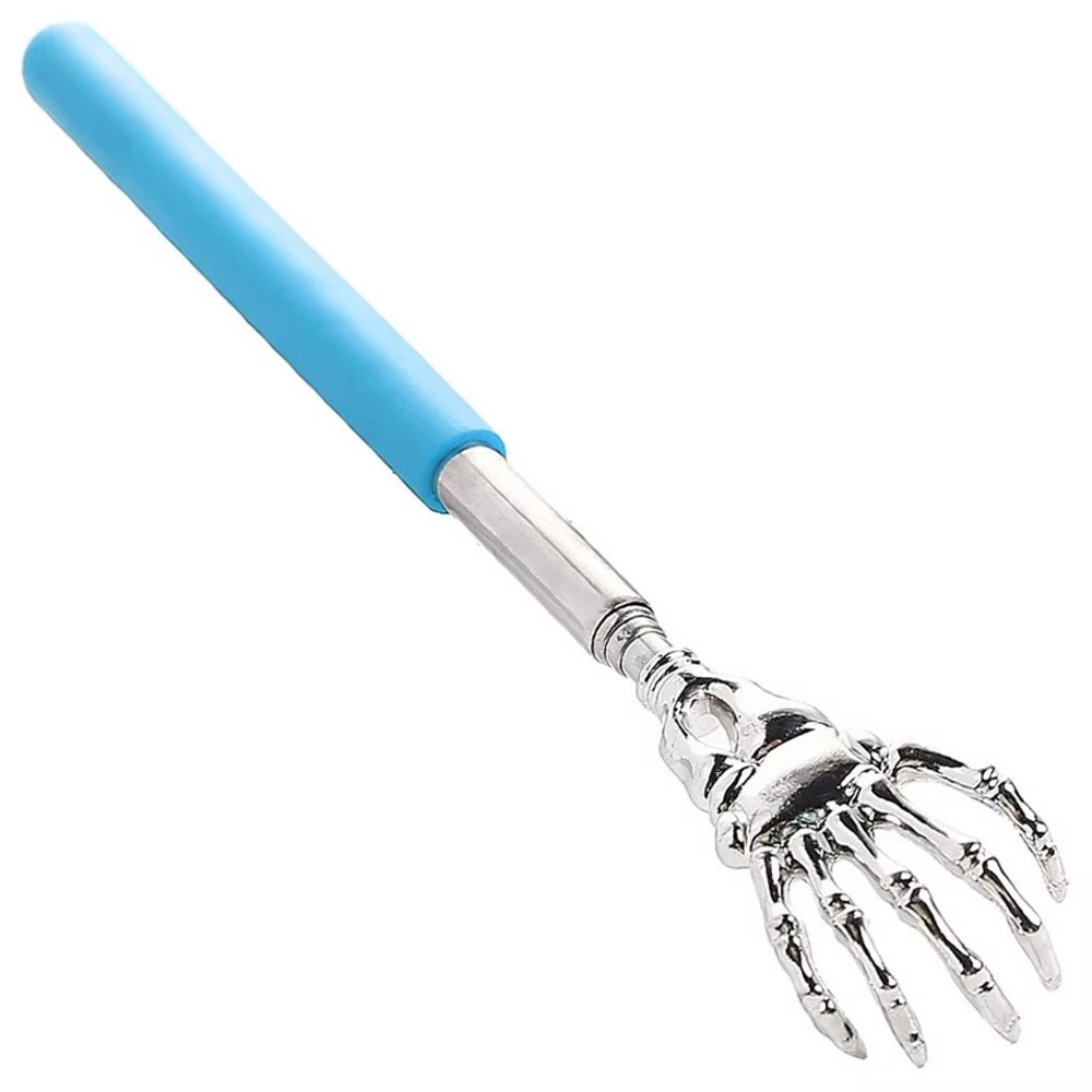 BowLift | Stainless Steel Telescoping Back Scratcher and Massager for People and Pets