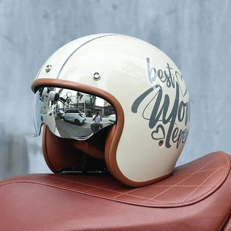 Kalsten | Retro Motorcycle Helmet 3/4 Open Face – Valor