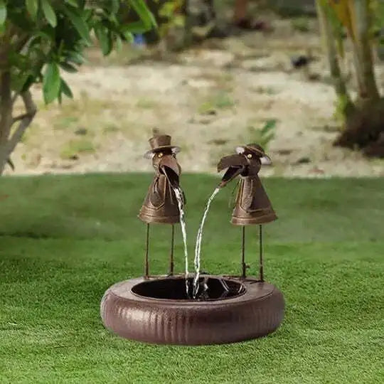 Tier figures | Enchanting waterfall fountain for outdoors Bowlift