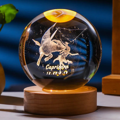 Constellation Crystal Ball Night Light | Karnz