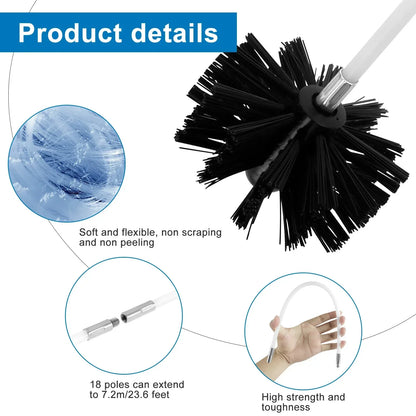 Skanto | Chimney Cleaning Brush Set