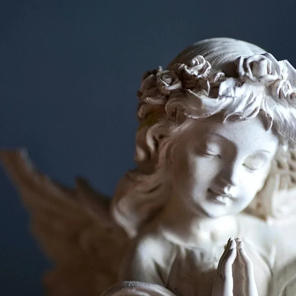 Skanto Decor - Artistic Resin Angel Figurine for Store Sculpture Modern Art