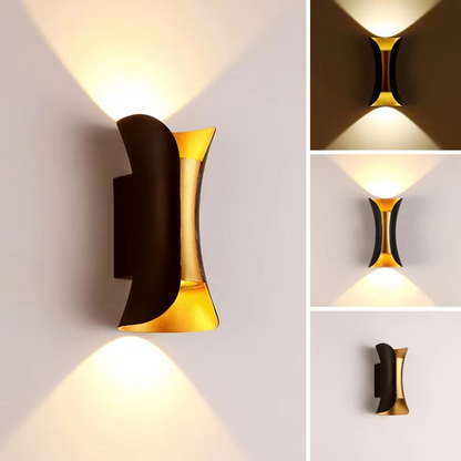 BowLift | Modern Dual-Tone LED Wall Lamp – Waterproof & Minimalist for Indoors & Outdoors