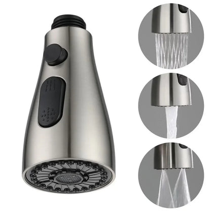 HydroFlex ProSpray – 3-way spray kitchen faucet replacement nozzle Bowlift