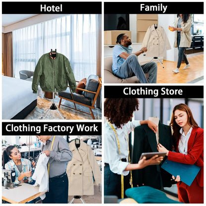 Skanto | Adjustable Telescopic Clothes Steamer Stand – Foldable and Portable