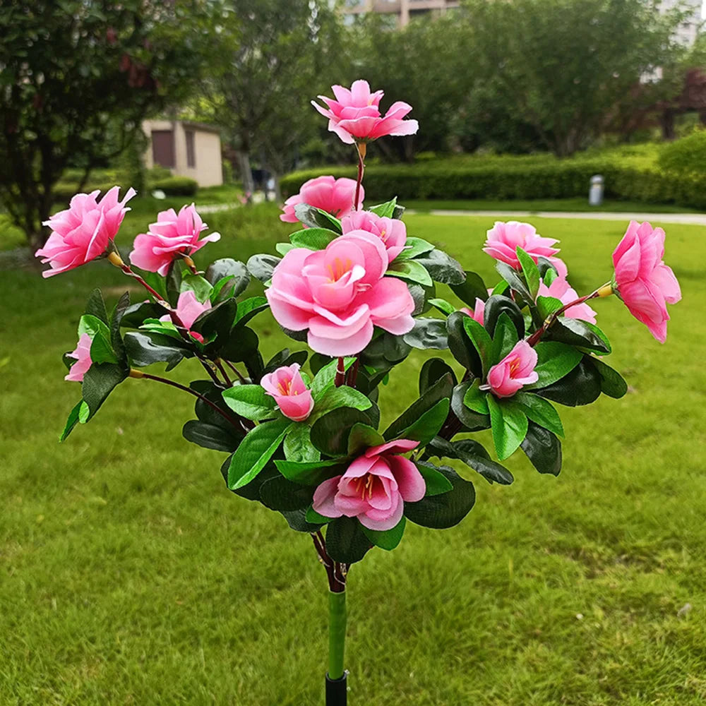 BowLift | Solar Garden Lamp Lumosia | LED Azaleas | Weatherproof & Wireless | 8h Light Time