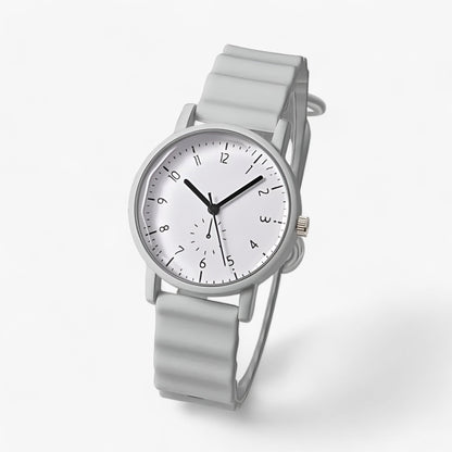 Skanto | Mina Jelly Watch – Colorful Quartz Watch with Elegant Silicone Wave Strap
