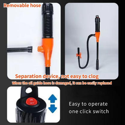 BowLift | Portable Battery-Powered Oil Transfer Pump with Flexible Hose
