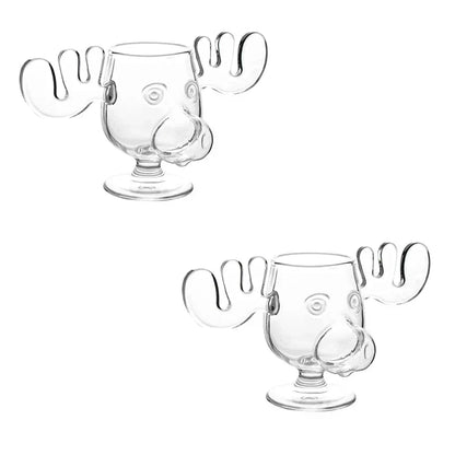 Skanto | Nordic Antler Novelty Drinking Glass