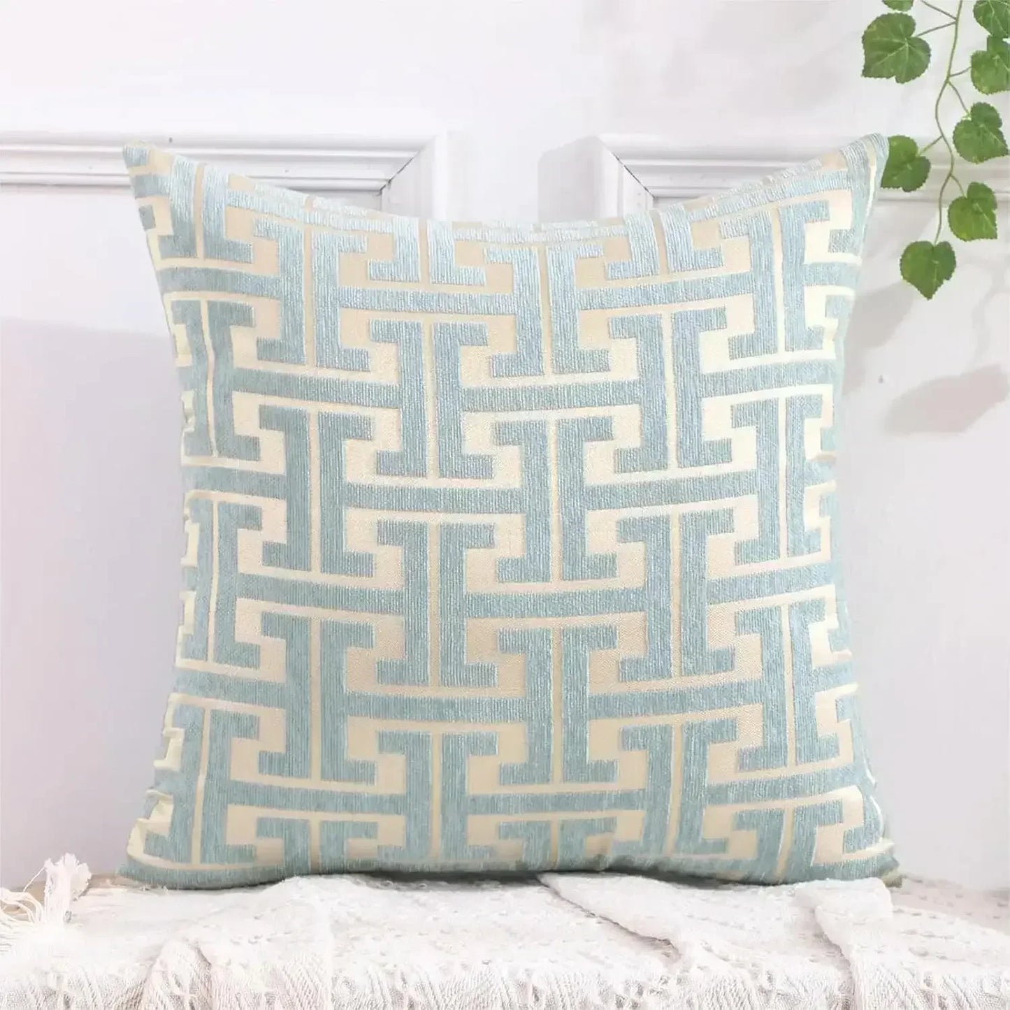 Skanto | Embroidered Pillow Cover for Sofa and Living Room
