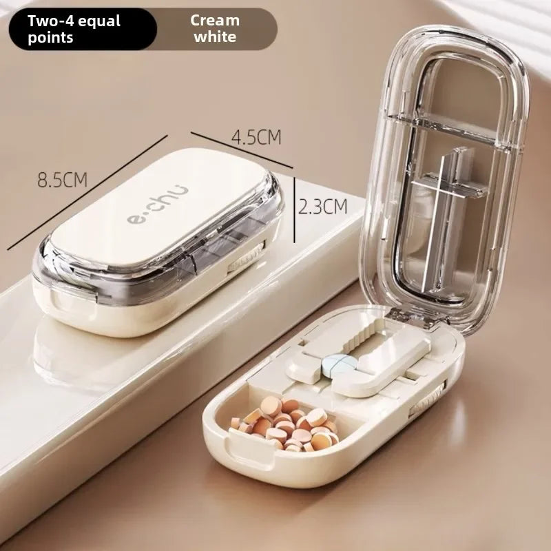 Pocket-sized dustproof Pill Cutter Organizer | Karnz