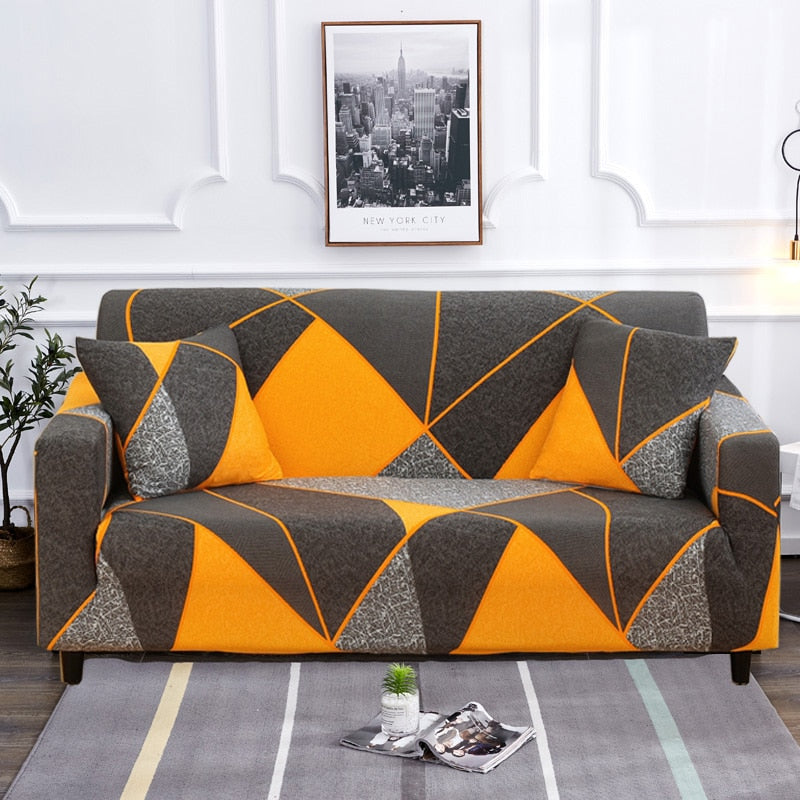 Modern non-slip colorful elastic sofa cover | Brehn