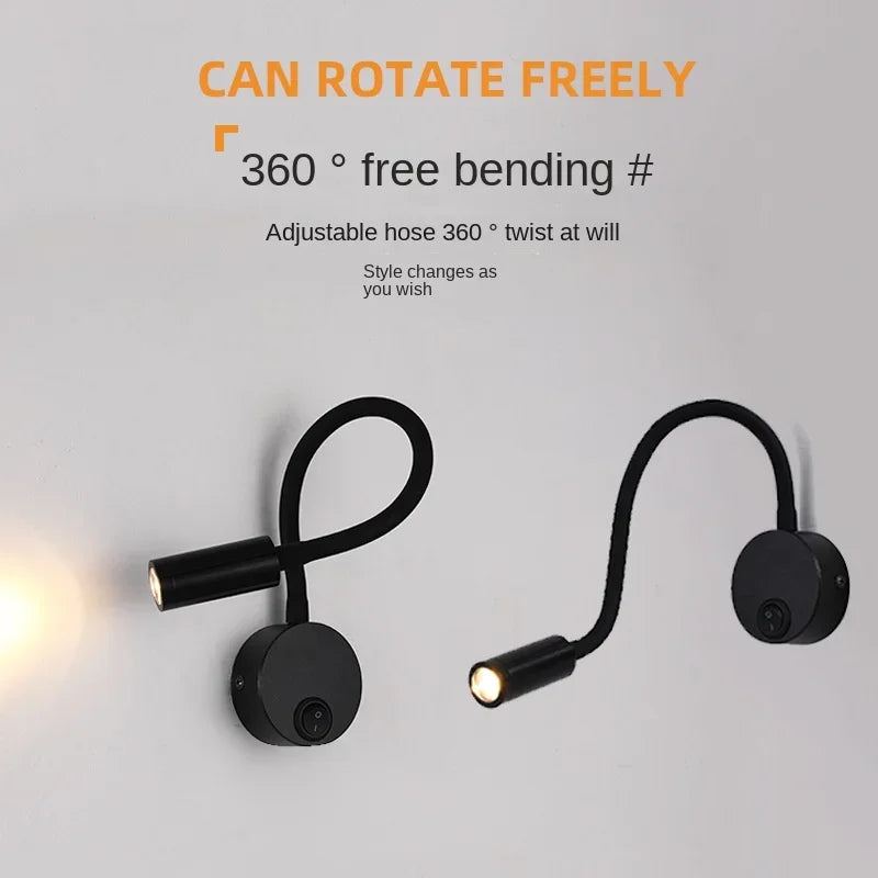 Karnz | Versatile LED Wall Light: Modern, Flexible, Perfect for Reading in Bed