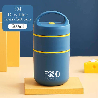 BowLift | LunchBuddy Premium Lunch Box | Leak-Proof & Sustainable | Bento Box with Compartments | Ideal for Work & School