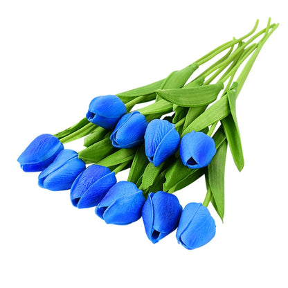 Skanto | Artificial Tulip Bouquet, Decoration (10 Pieces)