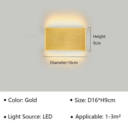 BowLift | LumiEra Modern LED Wall Lamp | Stylish Design | Warm White Light for Bedroom, Hallway & Bathroom