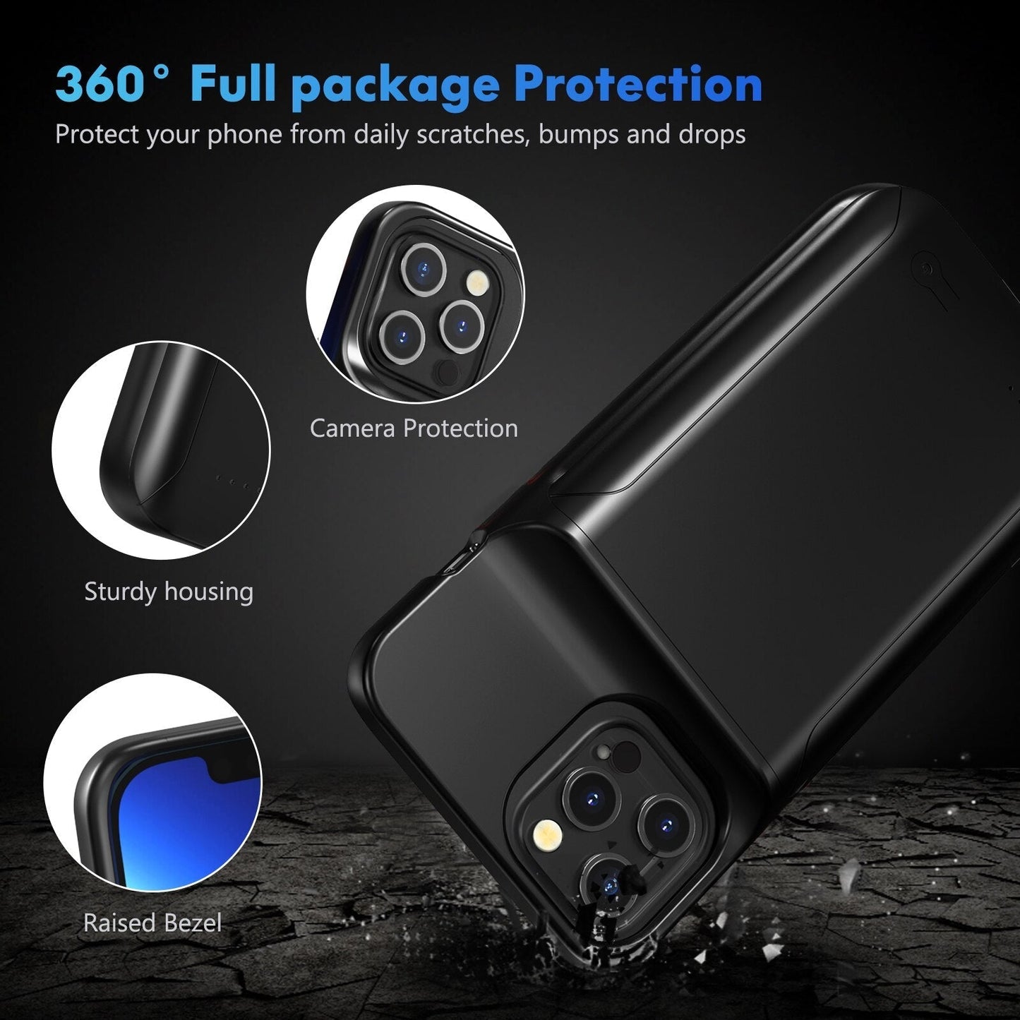 BowLift | Power Bank Charging Armor Phone Case