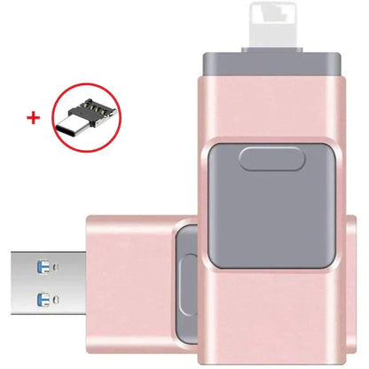 Skanto | DataFlex 4-in-1 Flash Drive – USB Storage for Phone, Tablet, and PC