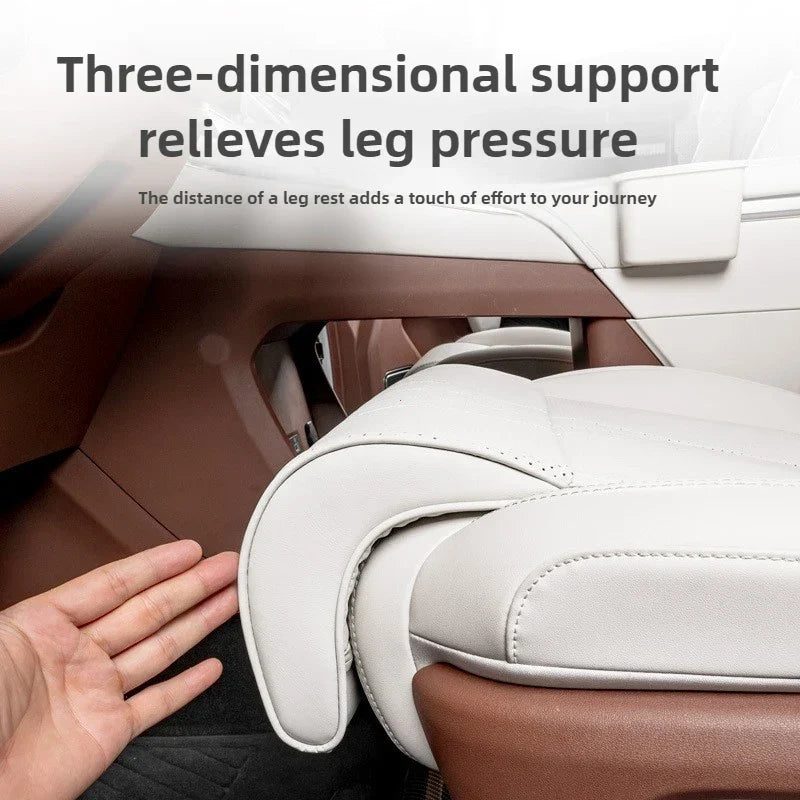 Skanto | Extended Car Seat Cushion with Leg Support | Ergonomic and Comfortable | PU Leather