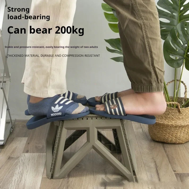 BowLift | CampFold Folding Stool | Foldable Outdoor Stool | High Load Capacity | Compact & Weatherproof