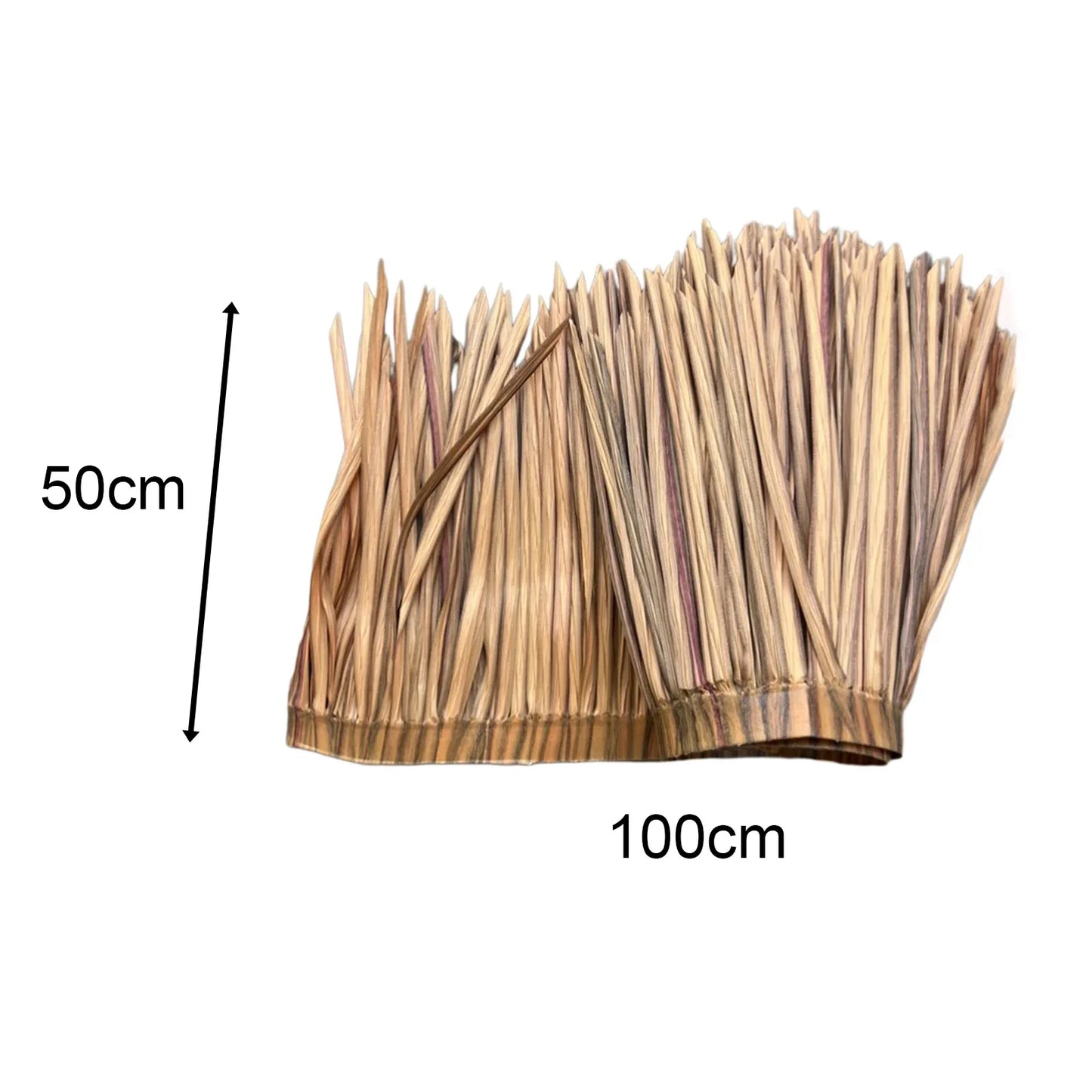 Brehn | TROPISHIELD Artificial Palm Thatch | UV-resistant & weatherproof | 100×50 cm | For DIY roofs, parasols, Tiki bars & garden sheds