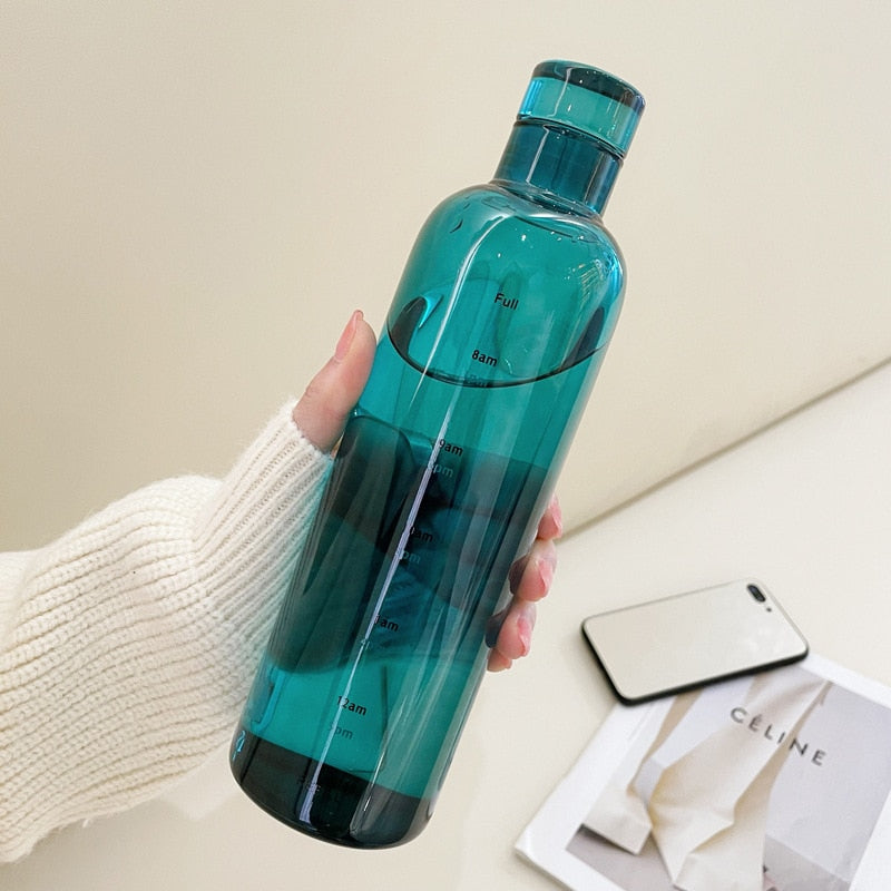 Brehn | Time Scale heat-resistant glass water bottle