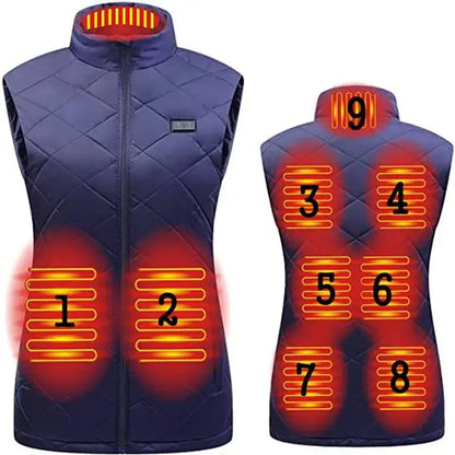 Skanto | ThermaBelle Women's Heated Vest | USB Heated Vest with Infrared Technology | Temperature Regulating & Lightweight | Ideal for Fall & Winter