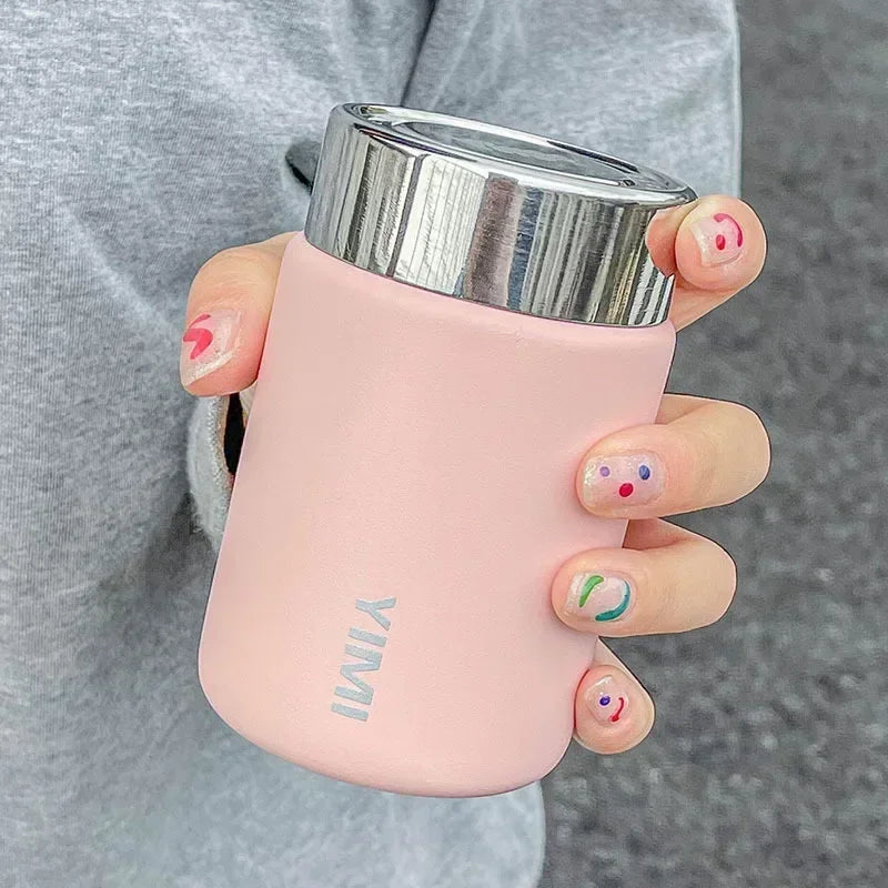 Skanto | 230ml Mini 316 Stainless Steel Portable Thermos - Pocket Vacuum Flask