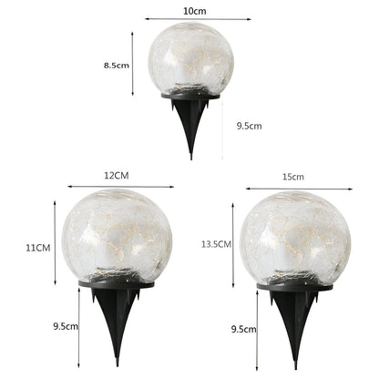 BowLift | Lumora Solar Garden Light | Warm White LED Light | Automatic & IP65 Waterproof | Broken Glass Design