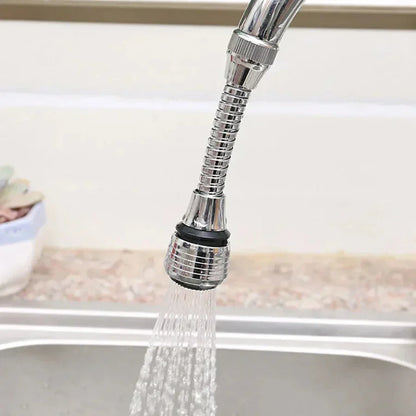 AquaFlex Steel – Stainless Steel Faucet Extension with 360° Rotation & Water Saving Function Bowlift
