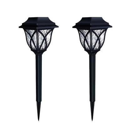 Skanto | 2-Pack Solar-Powered LED Garden Lights for Path and Landscape