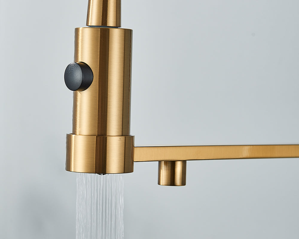Sandsberg Black Filter Kitchen Faucet with Double Outlet – Mixer Tap with Water Filter for Kitchen, Water Treatment and Cleaning | Skanto