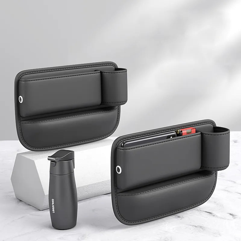 Kalsten | Universal Leather Seat Gap Cup Holder Car Organizer