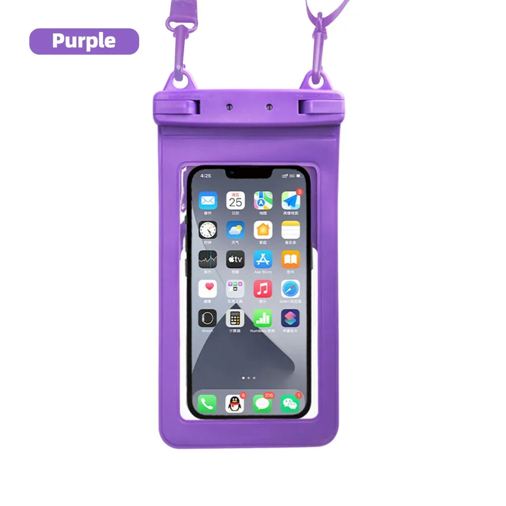 BowLift | Waterproof Smartphone Case DryVault | Full View Design | Side Accessible | With Carrying Strap
