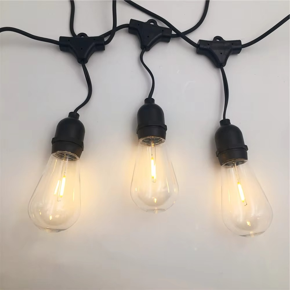 Skanto | Waterproof LED Edison Outdoor String Lights for Gardens, Patios & Parties